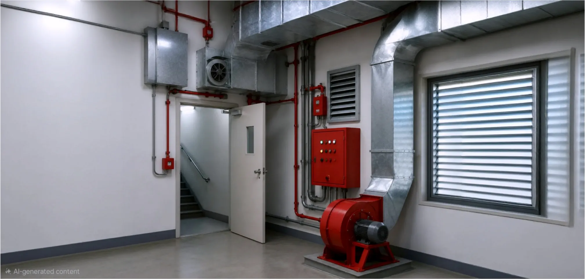 Fire Pressurization and Ventilation System